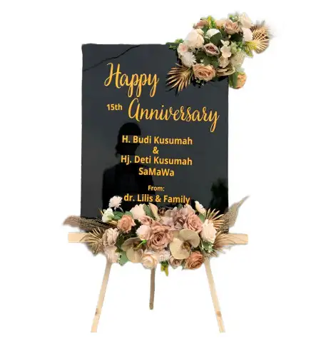 Papan Bunga Akrilik Bedagung