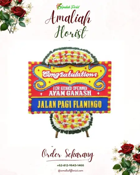 Sewa Papan Bunga Bedagung